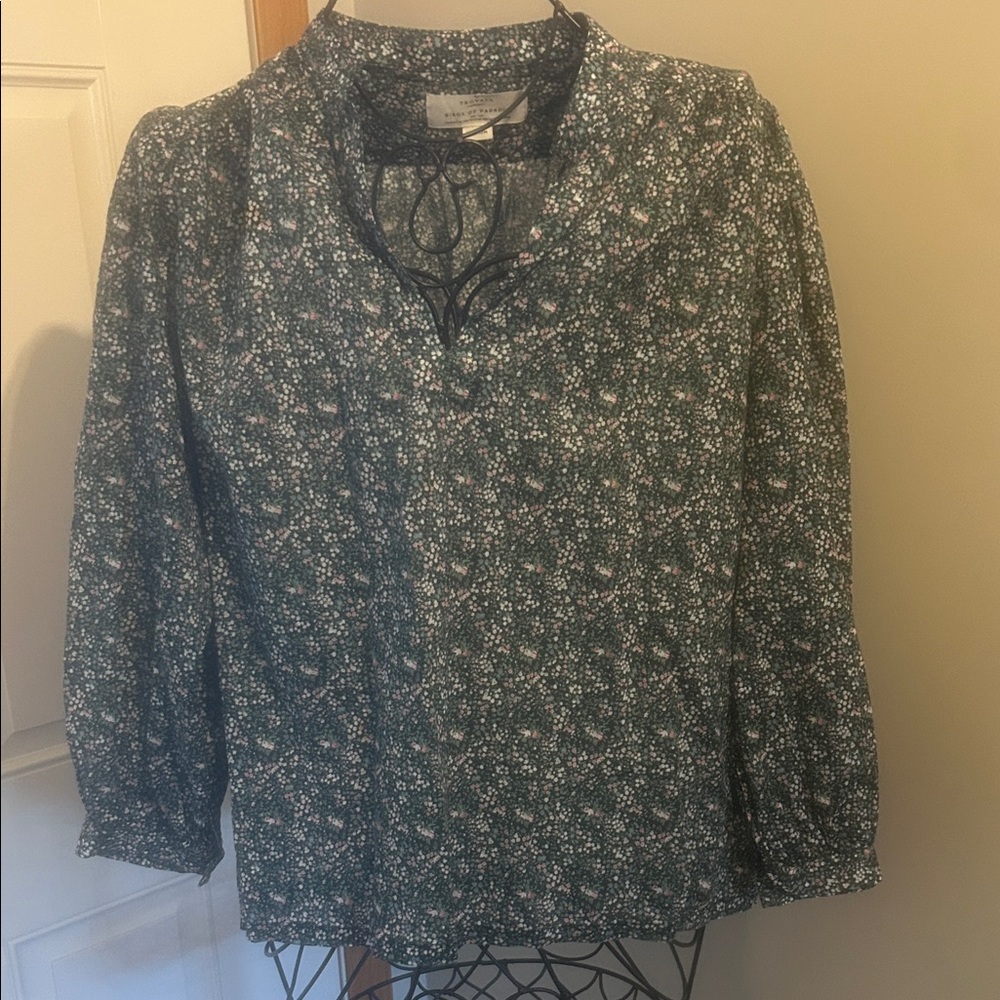 Anthropologie Trovata Birds of Paradise 3/4 shirt